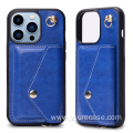 Phone Case with Strap Leather Phone Card Holder